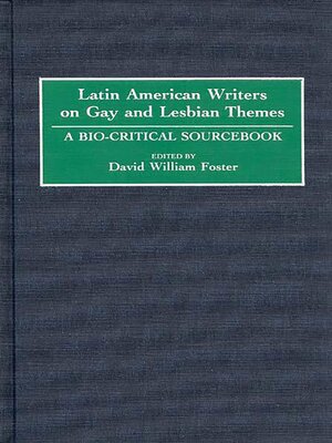 cover image of Latin American Writers on Gay and Lesbian Themes